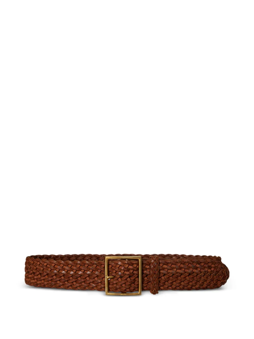 Polo Ralph Lauren Gevlochten riem Bruin