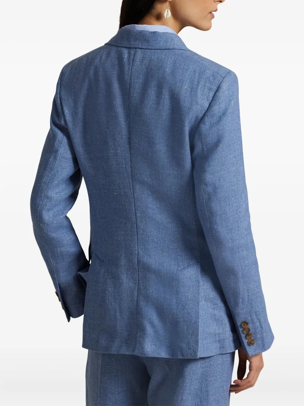Polo Ralph Lauren Blazer met enkele rij knopen Blauw