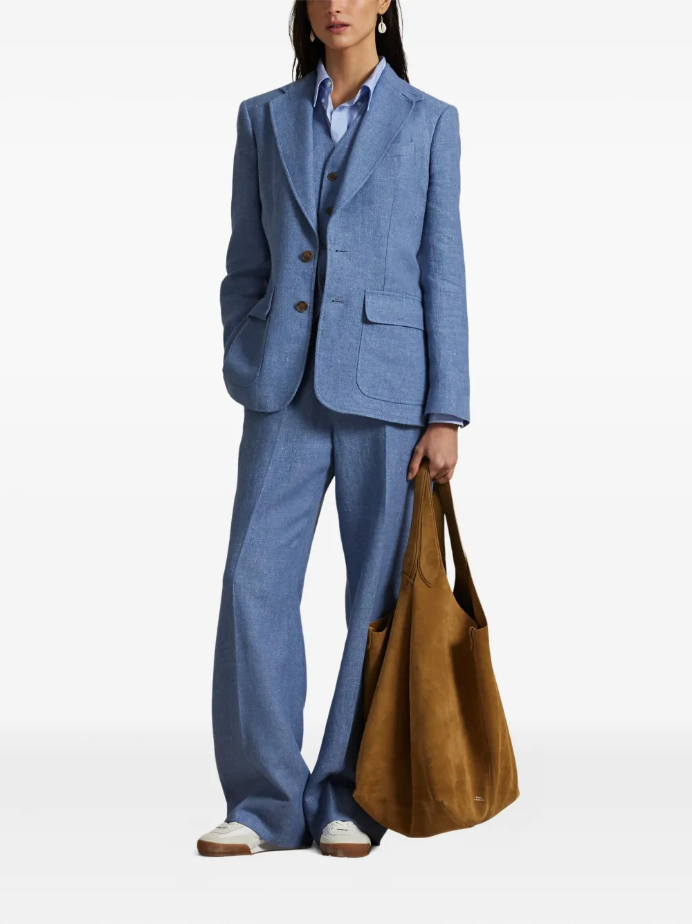 Polo Ralph Lauren Blazer met enkele rij knopen Blauw