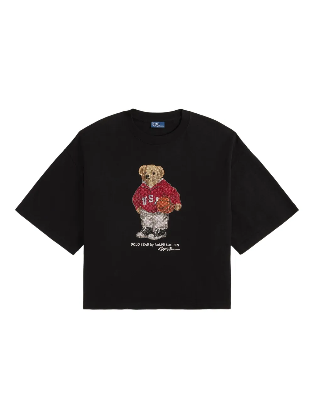 Polo Ralph Lauren T-shirt con decorazione Polo Bear - Nero
