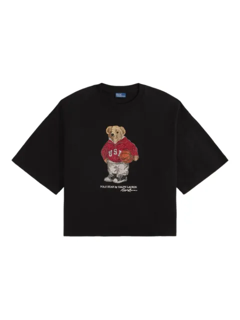 Polo Ralph Lauren polo bear embellished T-shirt