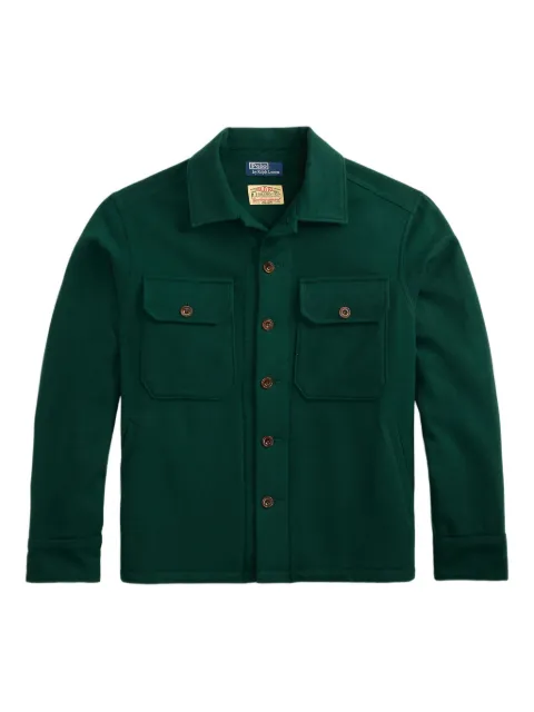 Polo Ralph Lauren wool elbow-patch shirt jacket