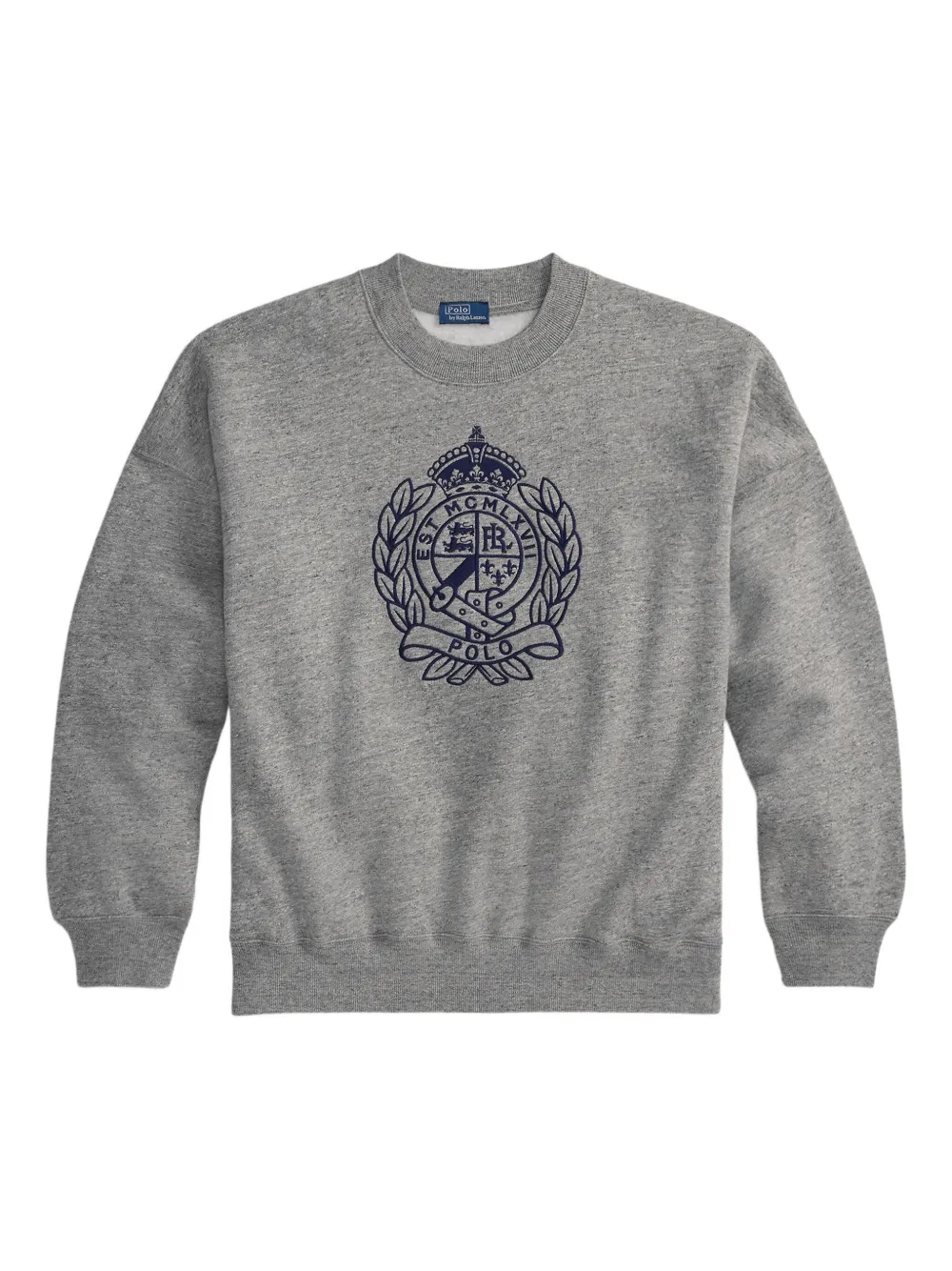 Polo Ralph Lauren クレスト スウェットシャツ - グレー Polo Ralph Lauren クレスト スウェットシャツ - グレー