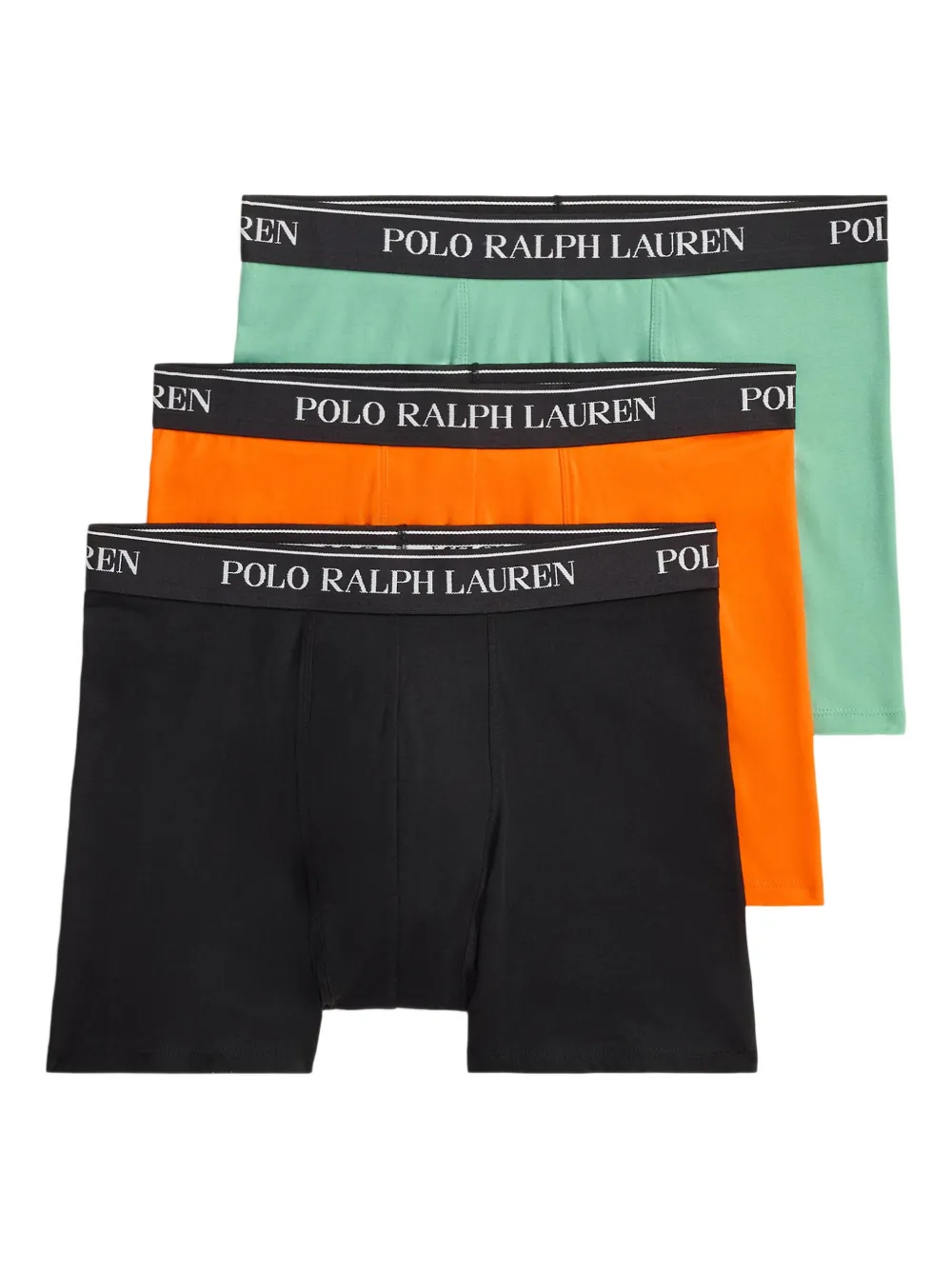 Polo Ralph Lauren logo-waistband boxer briefs (pack of three) Groen