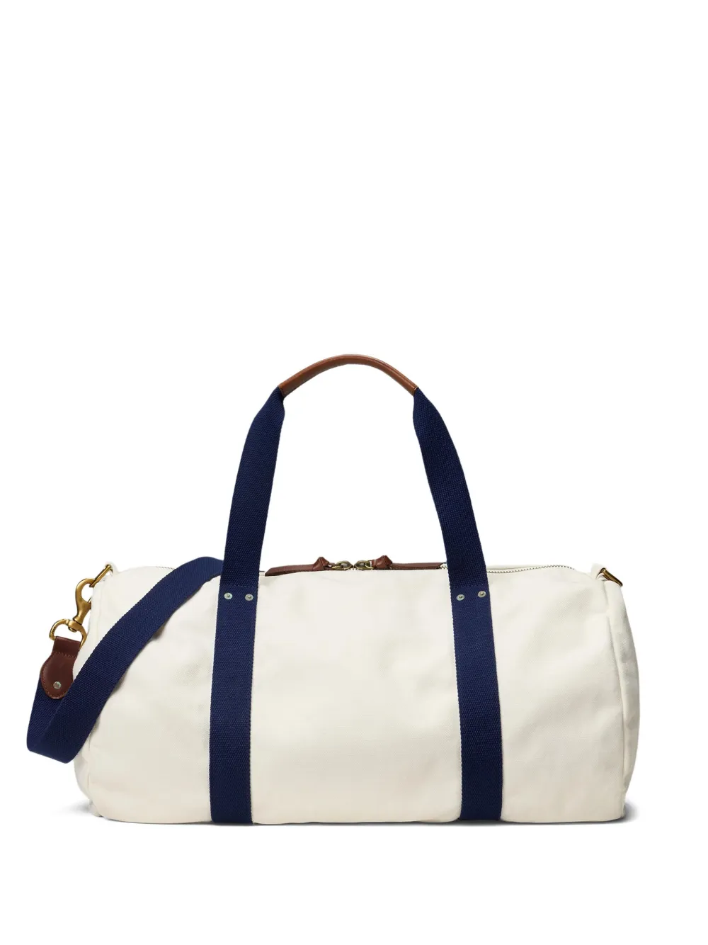 Polo Ralph Lauren Canvas reistas met borduurwerk Wit
