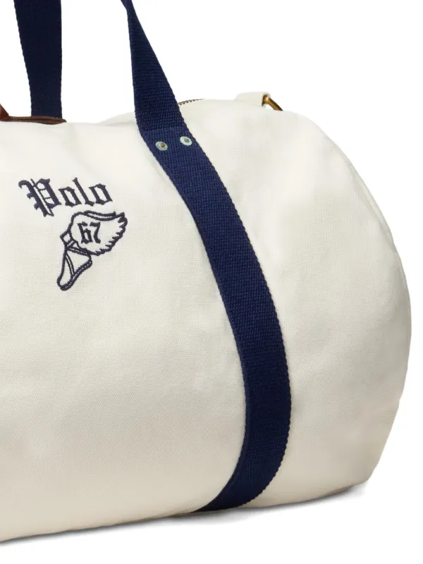 Polo Ralph Lauren エンブロイダリー キャンバス ボストンバッグ