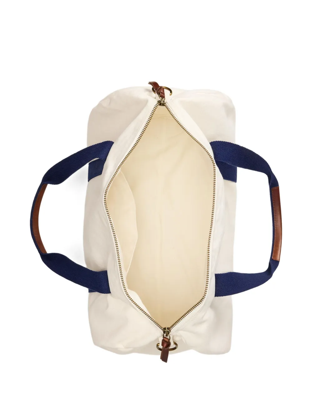 Polo Ralph Lauren Canvas reistas met borduurwerk Wit