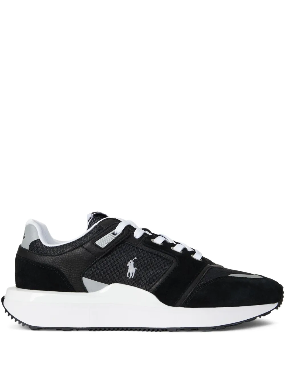Polo Ralph Lauren Pony Ballerina debossed-logo lace-up sneakers Brown