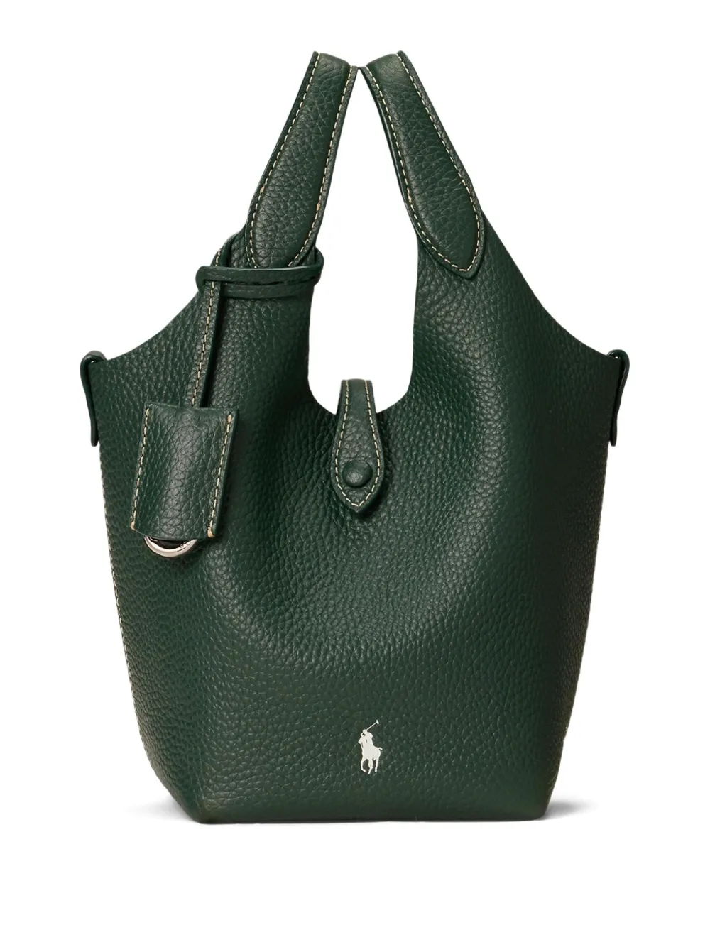 Polo Ralph Lauren Polo Play shopper van bewerkt leer Groen