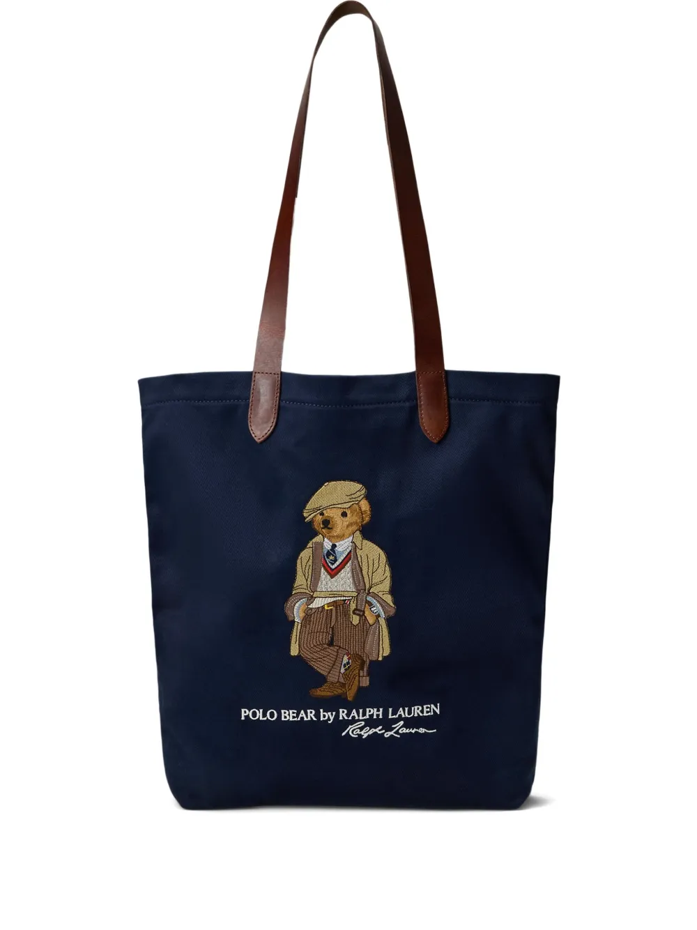 Polo Ralph Lauren Shopper met Polo Bear-borduurwerk Blauw