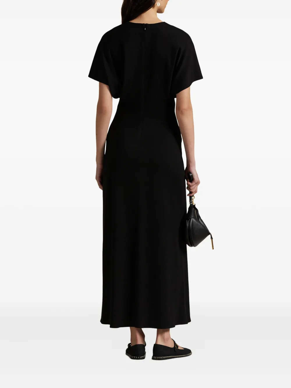 Polo Ralph Lauren Crew-neck Short-sleeve Dress In Black