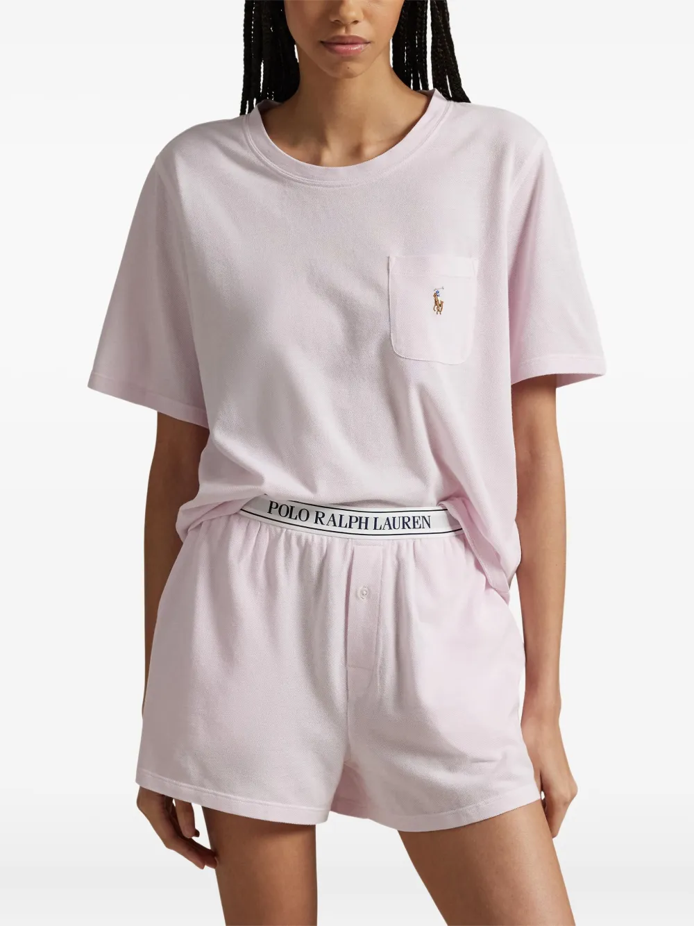 Polo Ralph Lauren Pyjama met logoband Roze