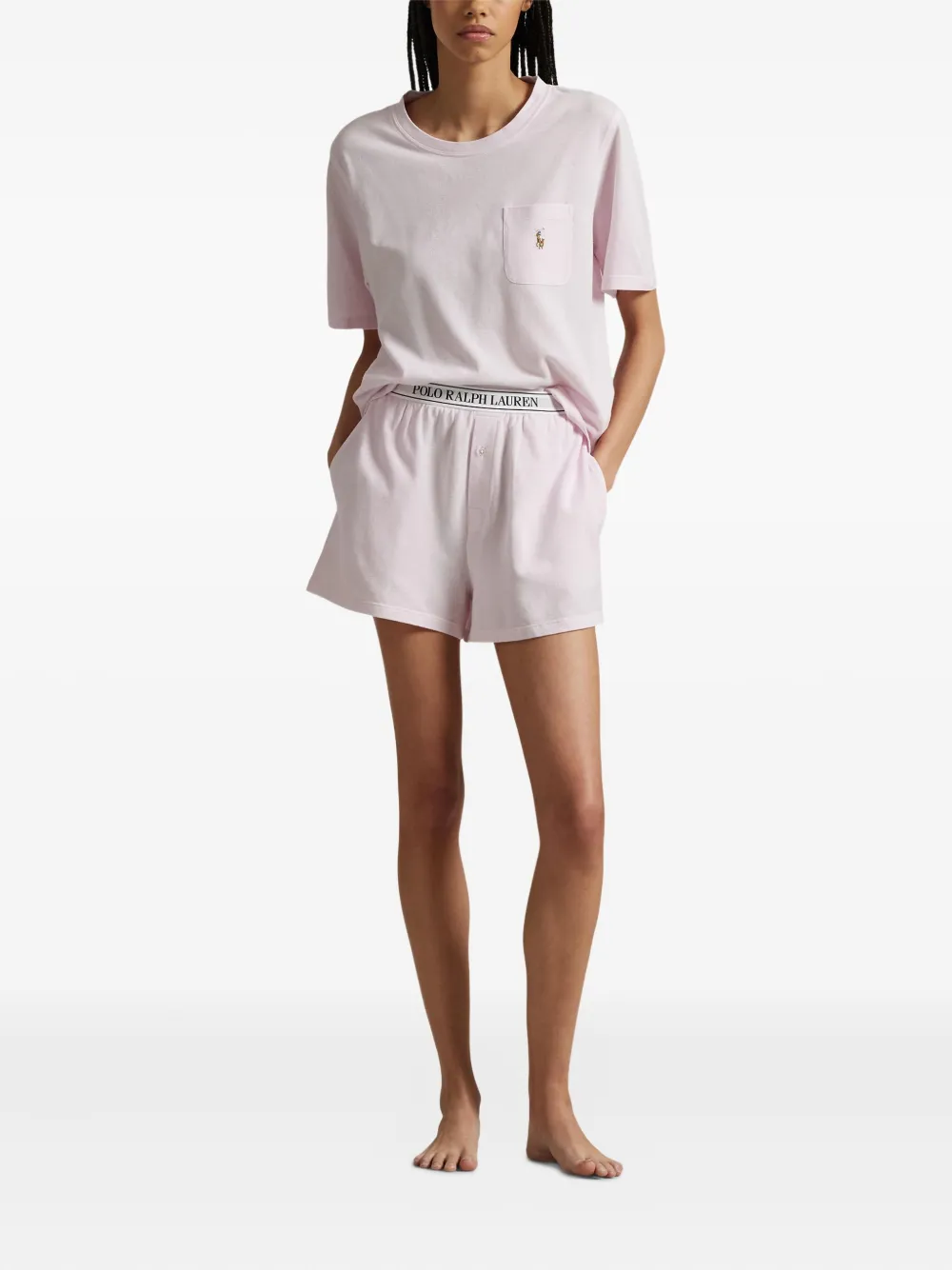 Polo Ralph Lauren Pyjama met logoband Roze
