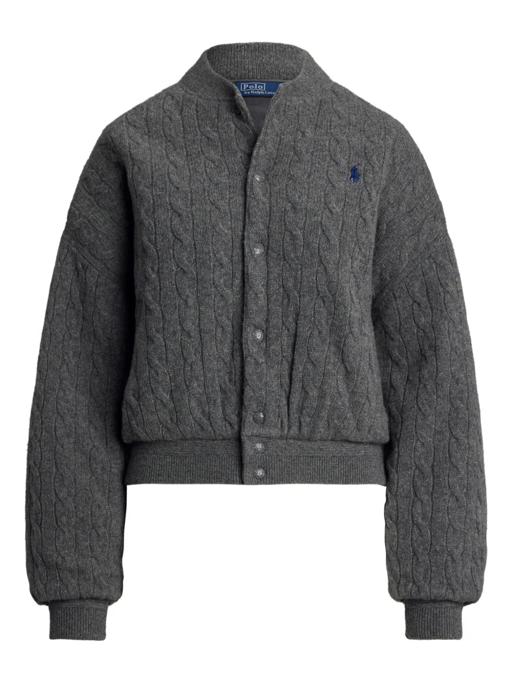 Polo Ralph Lauren Kabelgebreid bomberjack Grijs