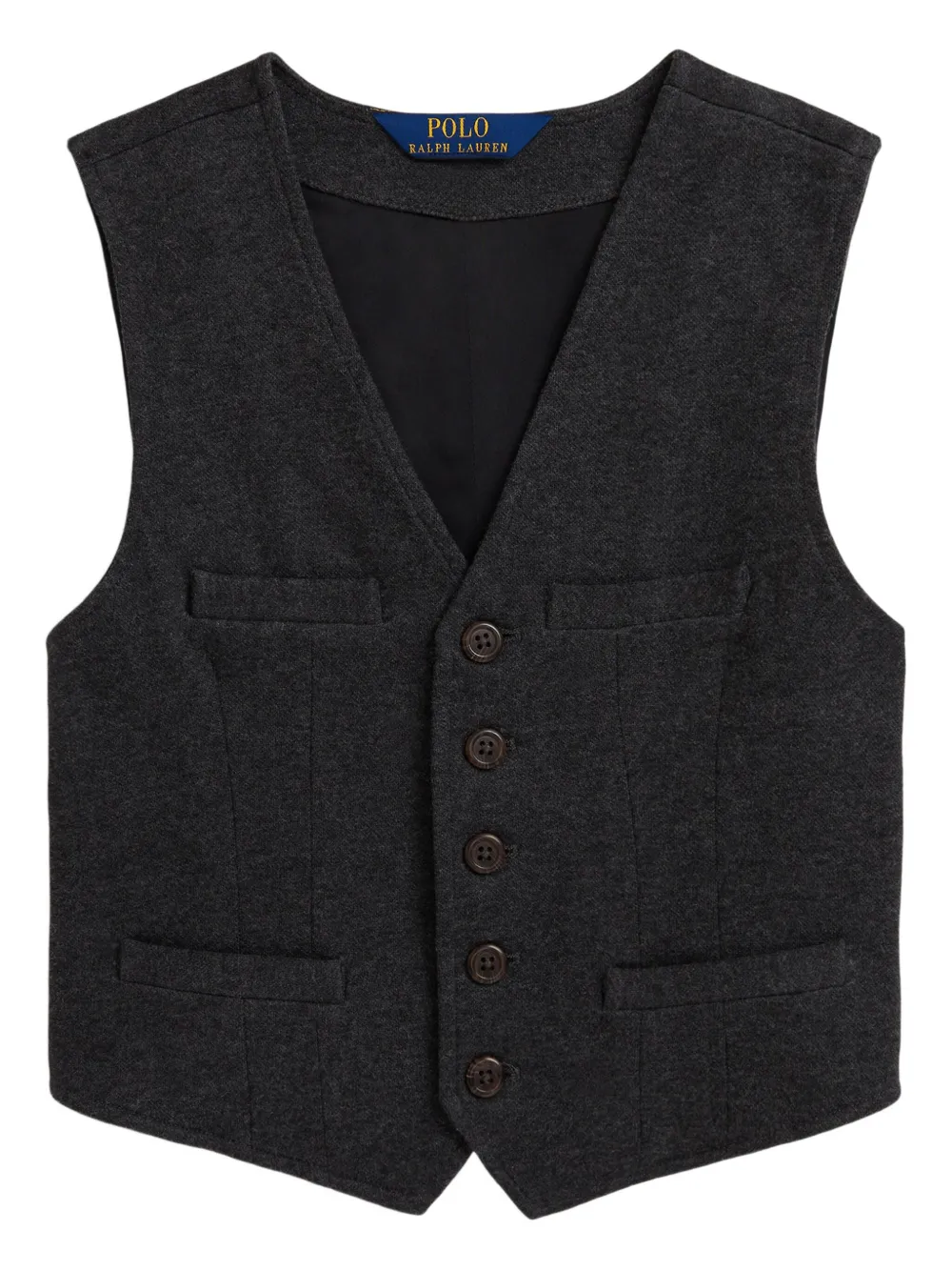 POLO RALPH LAUREN KIDS Gilet met knopen Zwart