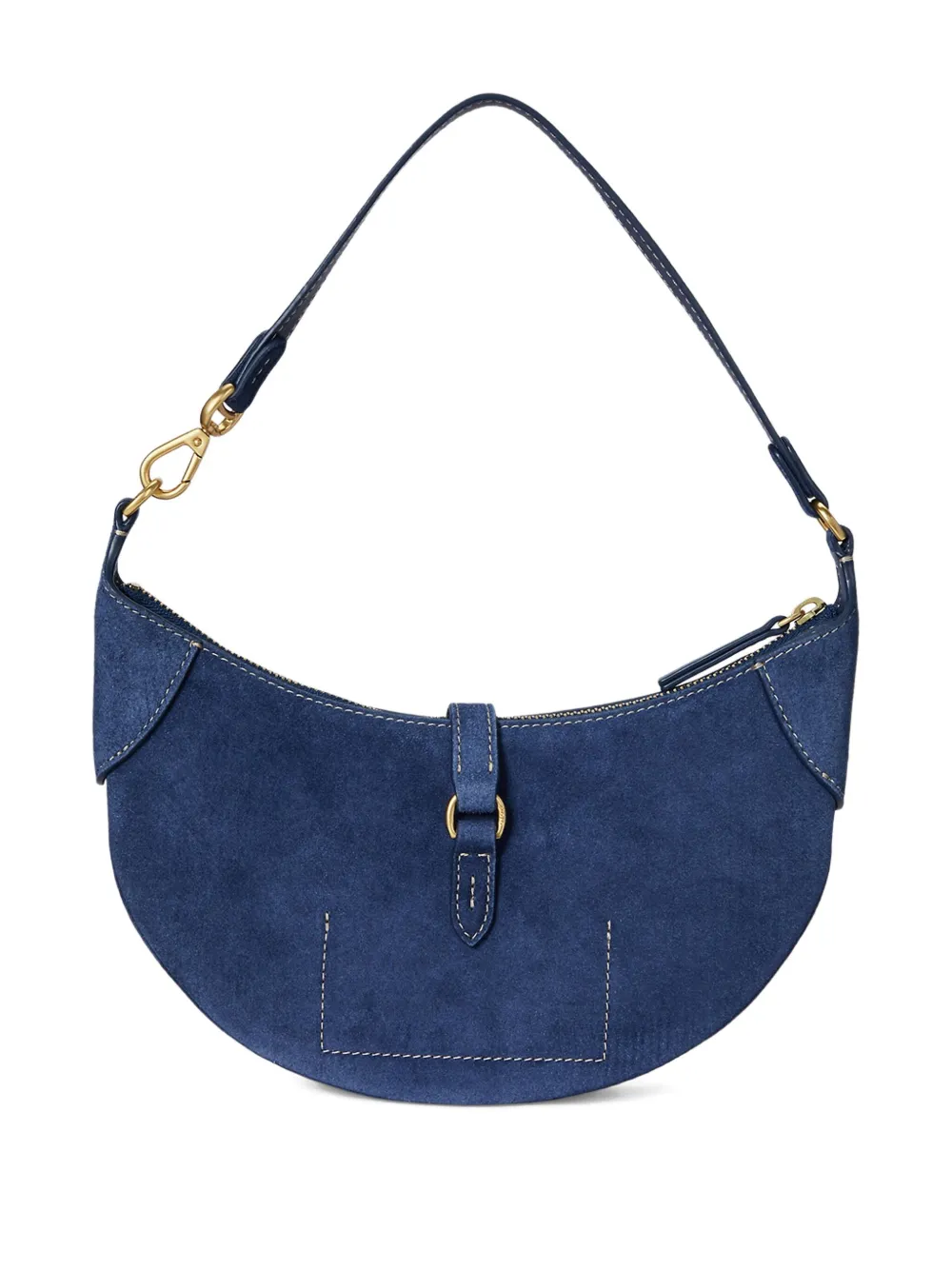 Polo Ralph Lauren Polo ID suede crescent shoulder bag | Image 2