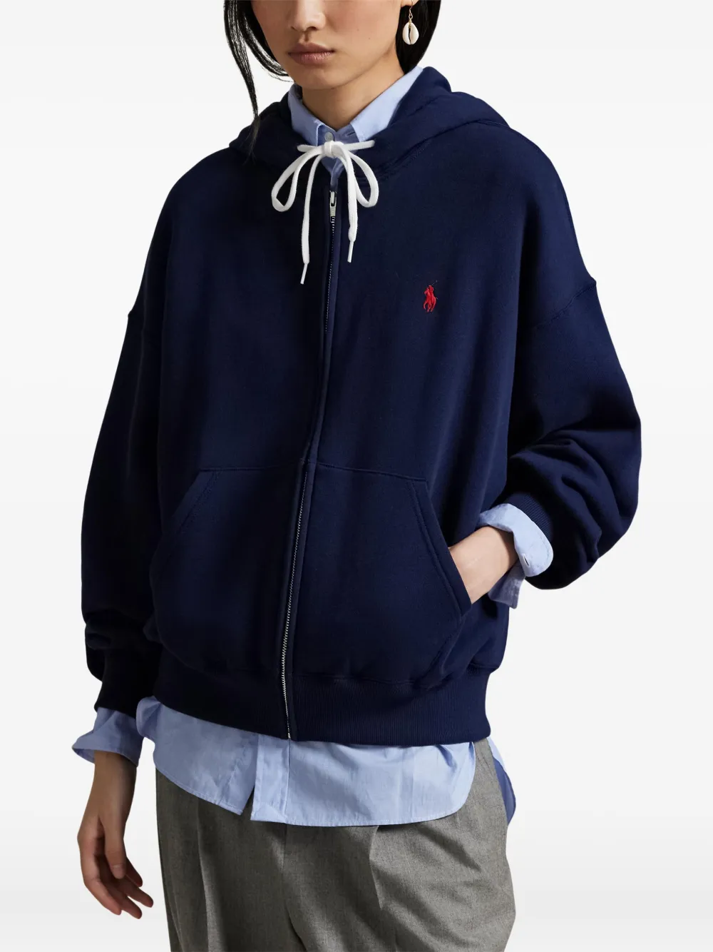 Polo Ralph Lauren Sweater met capuchon Blauw