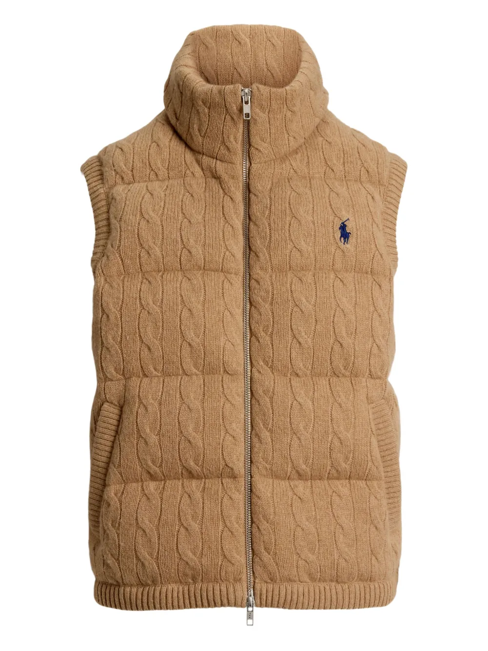 Polo Ralph Lauren Kabelgebreide bodywarmer Bruin