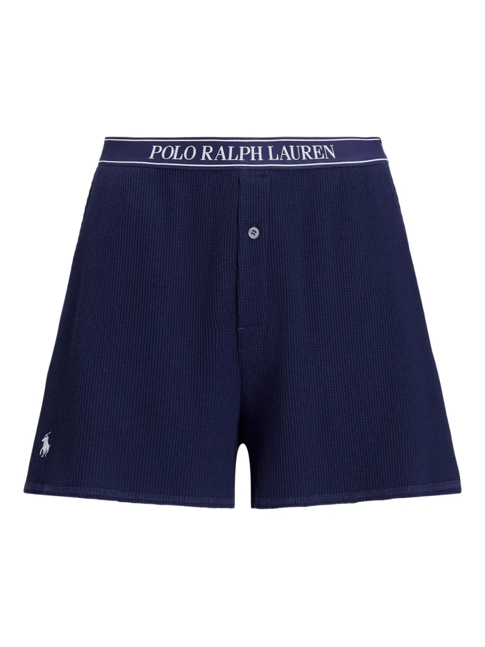 Polo Ralph Lauren Pyjamashorts met logoband Blauw