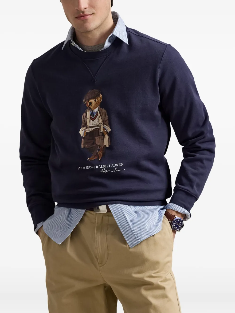 Polo Ralph Lauren Sweater met print Blauw