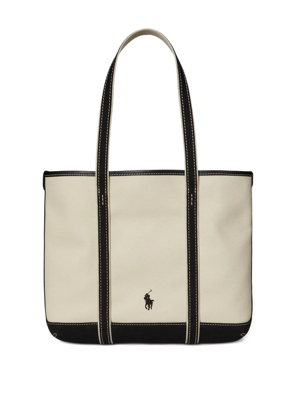 Polo Ralph Lauren Shopper met borduurwerk Beige