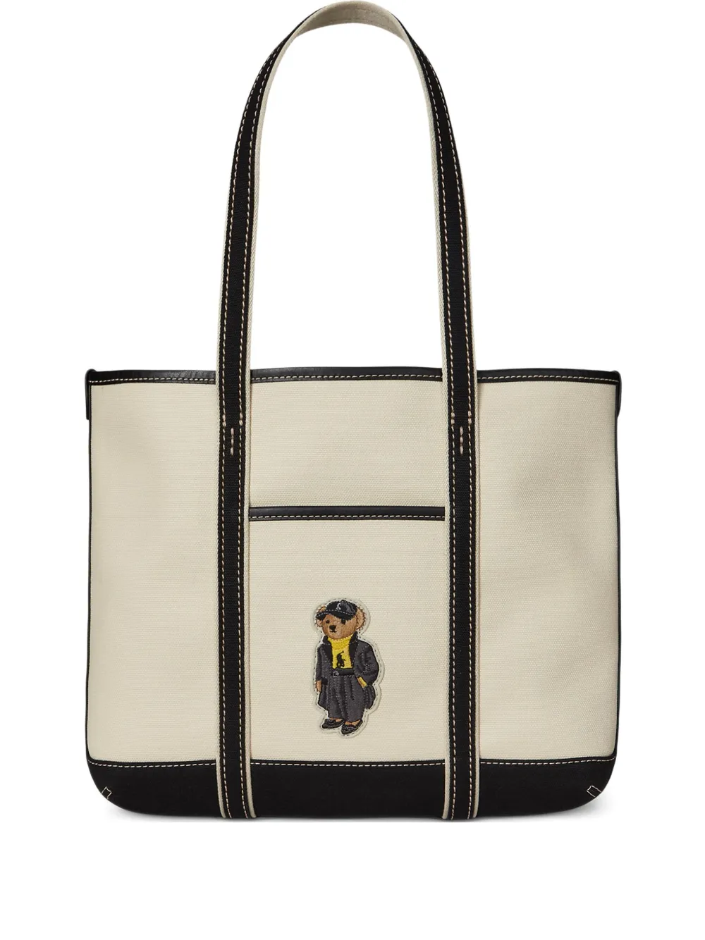 Polo Ralph Lauren Borsa tote con ricamo - Toni neutri