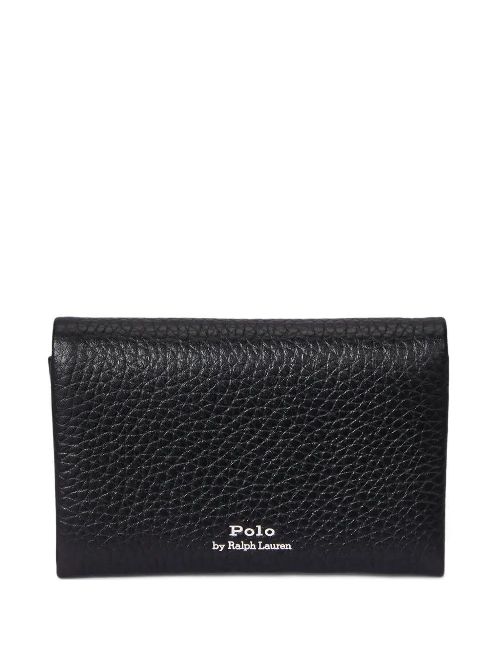 Polo Ralph Lauren pebbled leather wallet Zwart