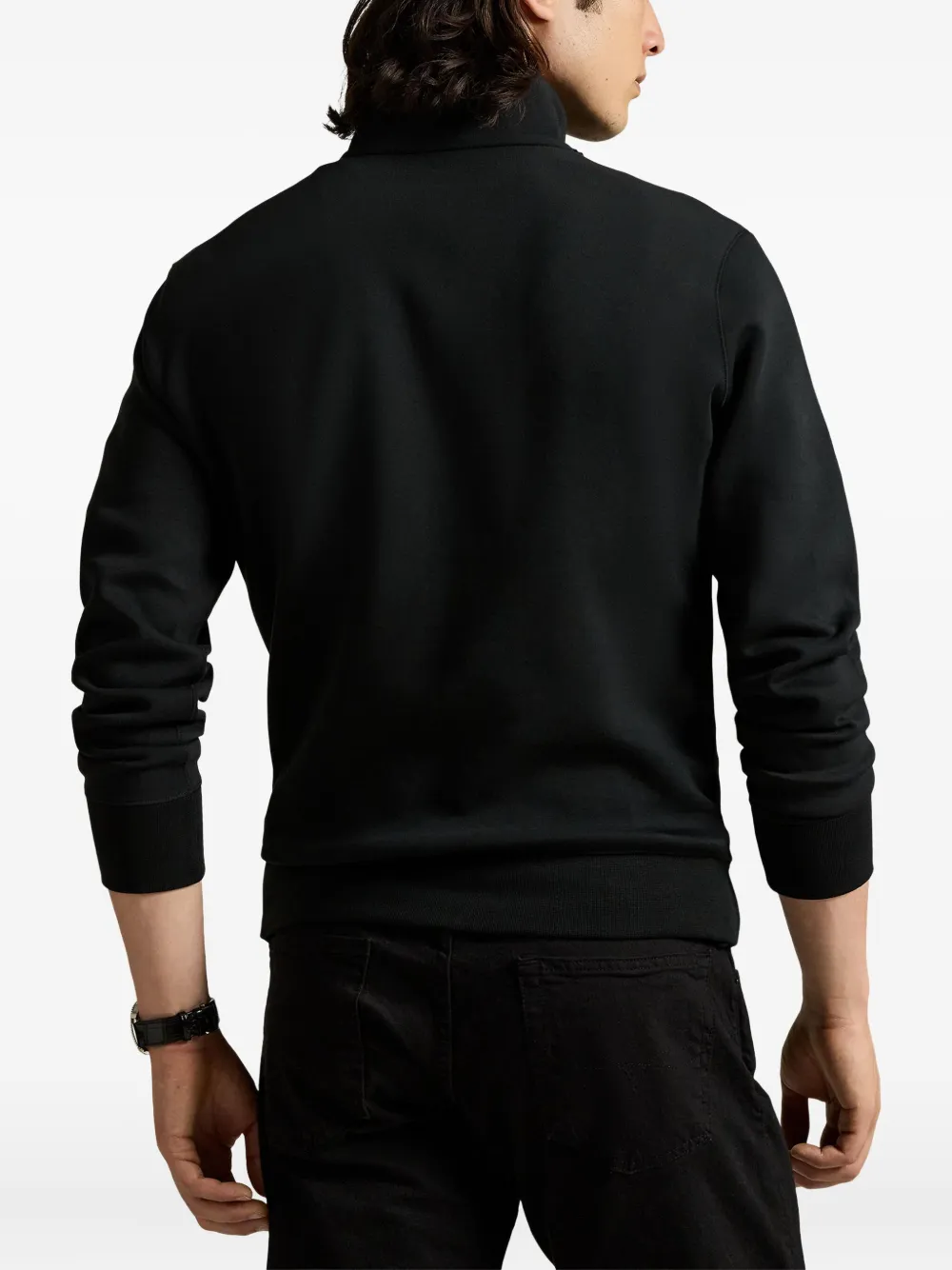 Polo Ralph Lauren Sweater met halve rits Zwart
