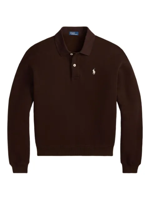 Polo Ralph Lauren polo-neck fleece sweatshirt