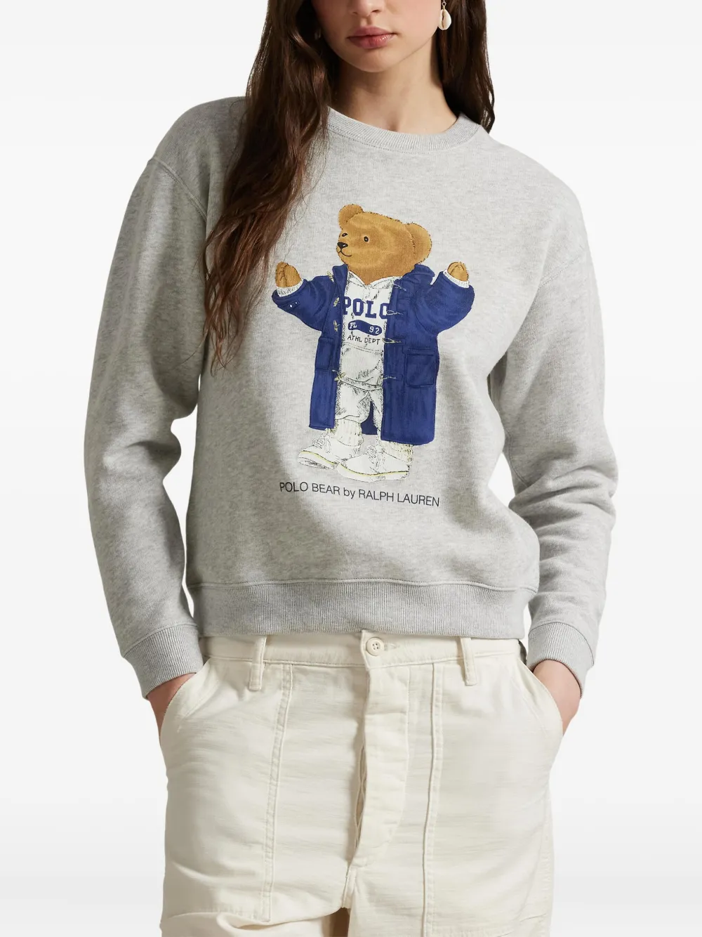 Polo Ralph Lauren Sweater met ronde hals Grijs