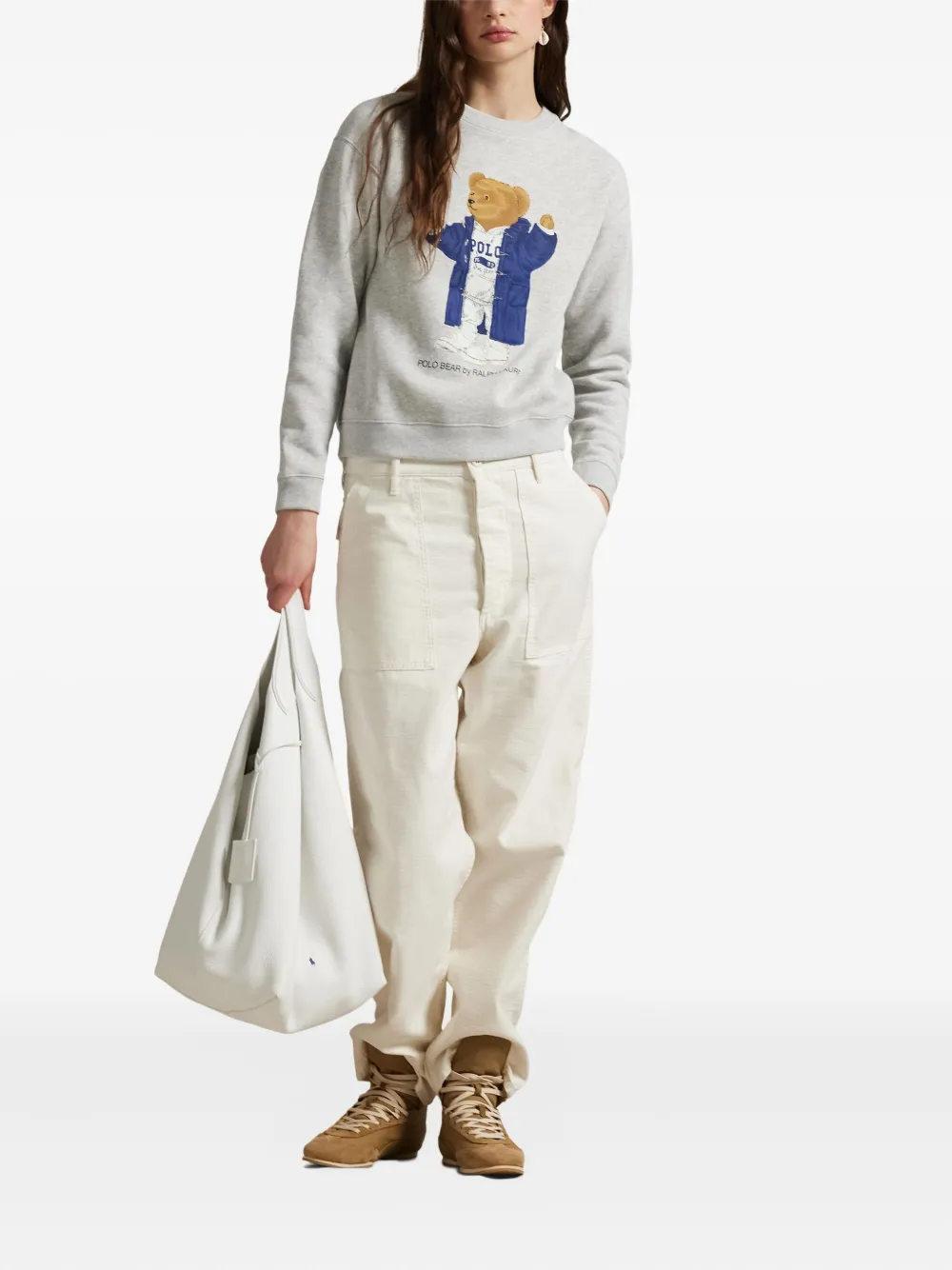 Polo Ralph Lauren Sweater met ronde hals Grijs