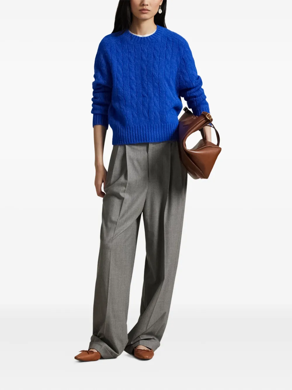 Polo Ralph Lauren Kabelgebreide trui Blauw