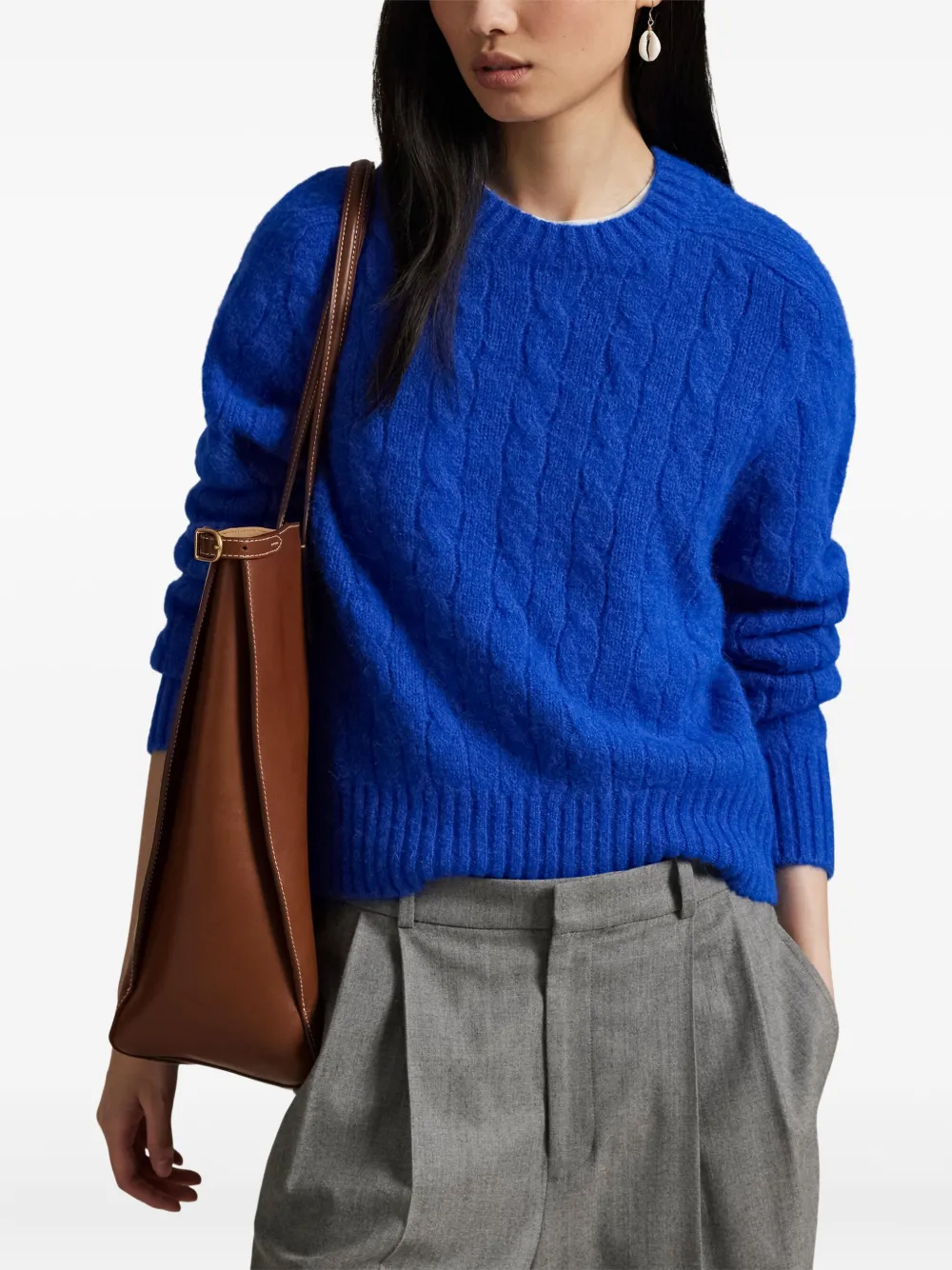 Polo Ralph Lauren Kabelgebreide trui Blauw