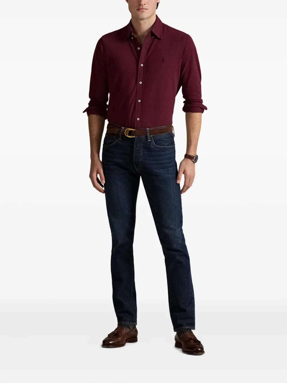 Polo Ralph Lauren Mesh overhemd - Rood