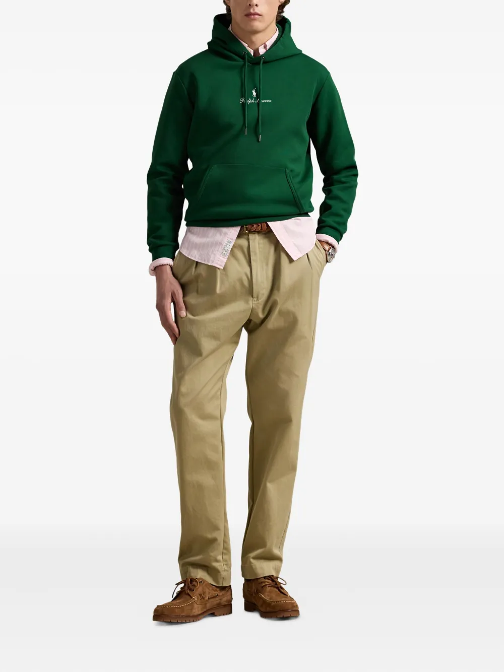 Polo Ralph Lauren Hoodie met geborduurd logo Groen
