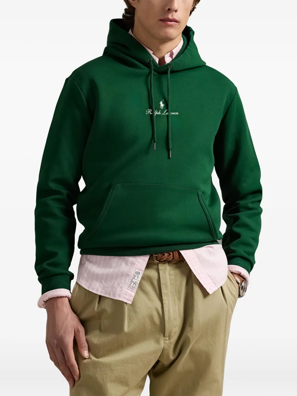 Polo Ralph Lauren Hoodie met geborduurd logo Groen