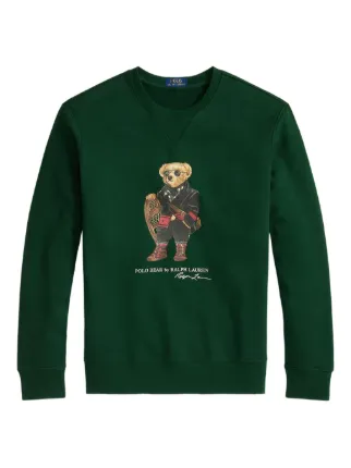 Polo Ralph Lauren Moletom Polo Bear Com Mangas Longas | Verde