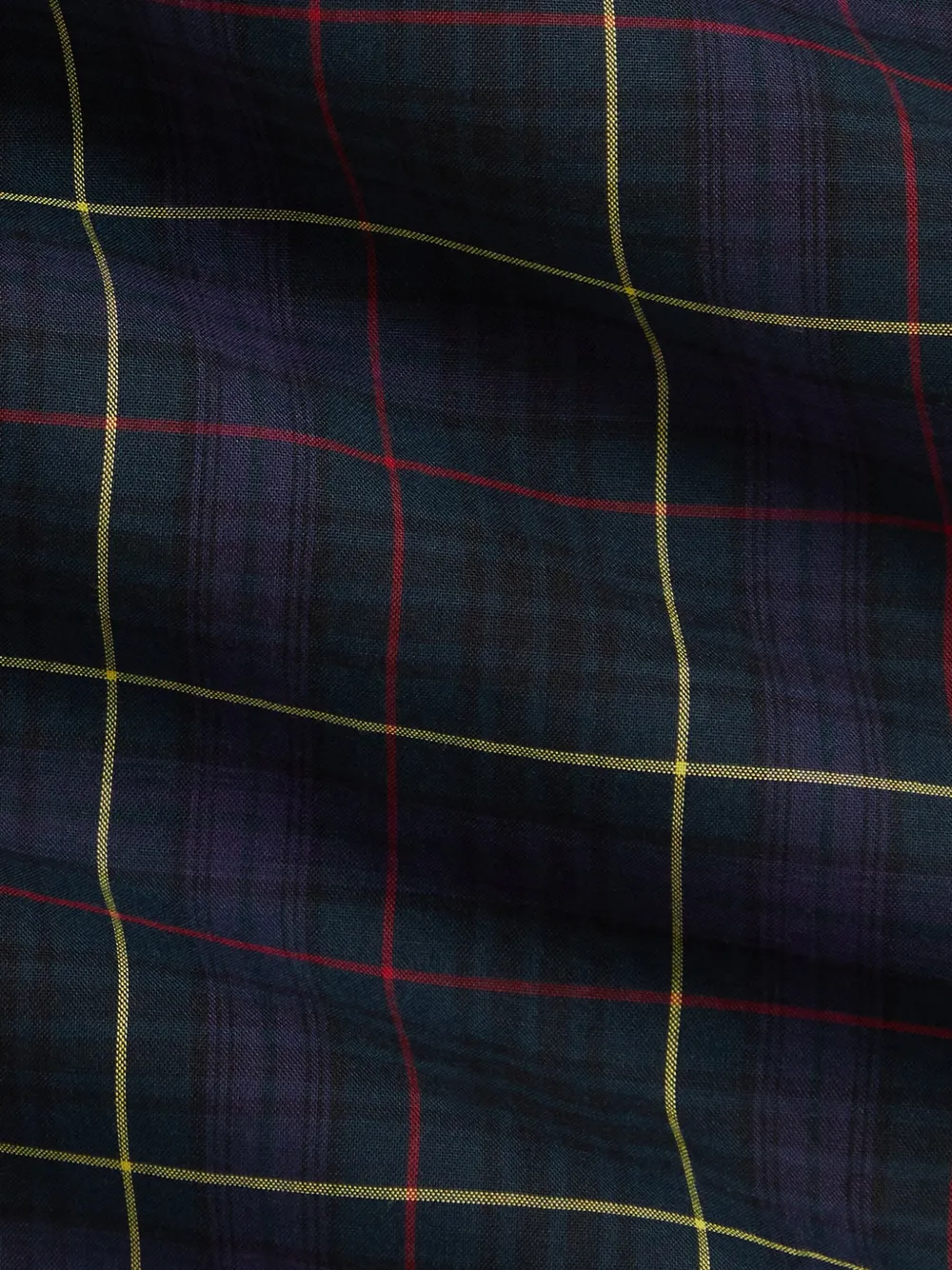 POLO RALPH LAUREN KIDS Geruite popeline jumpsuit Blauw