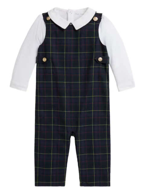 POLO RALPH LAUREN KIDS Karierter Popeline-Jumpsuit