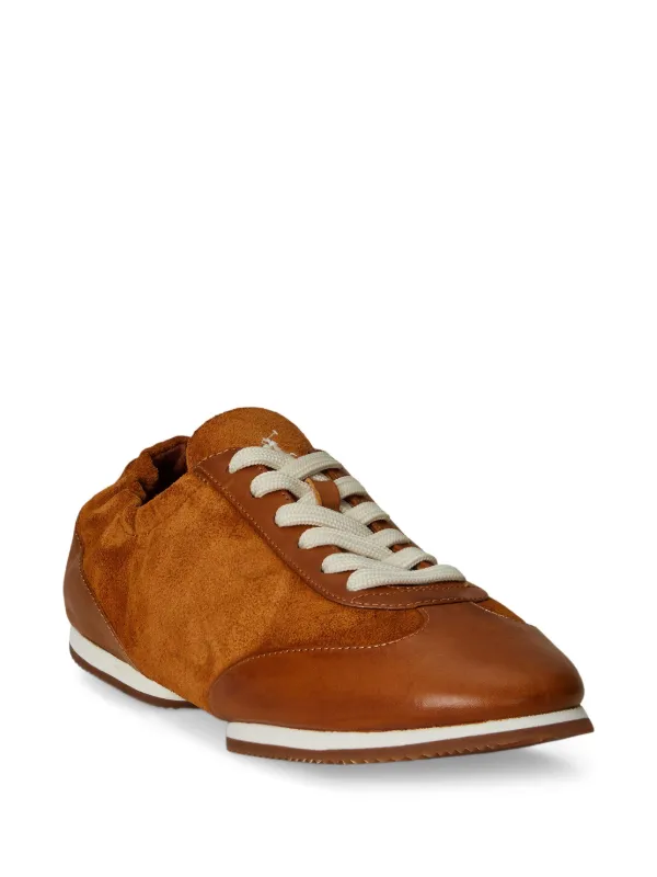 Polo Ralph Lauren Pony レザースニーカー | ブラウン | FARFETCH JP