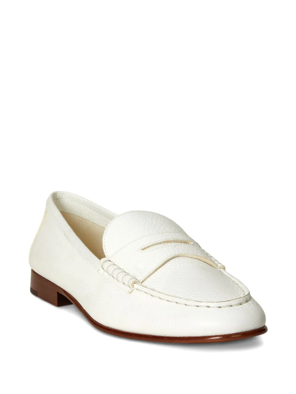Polo Ralph Lauren pebbled leather loafers | Image 2