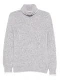 Gran Sasso turtleneck wool sweater - Grey