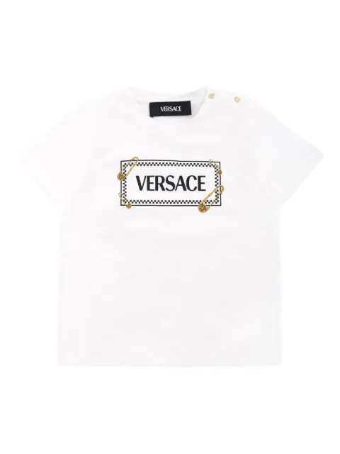 Versace Kids logo-print short-sleeve T-shirt