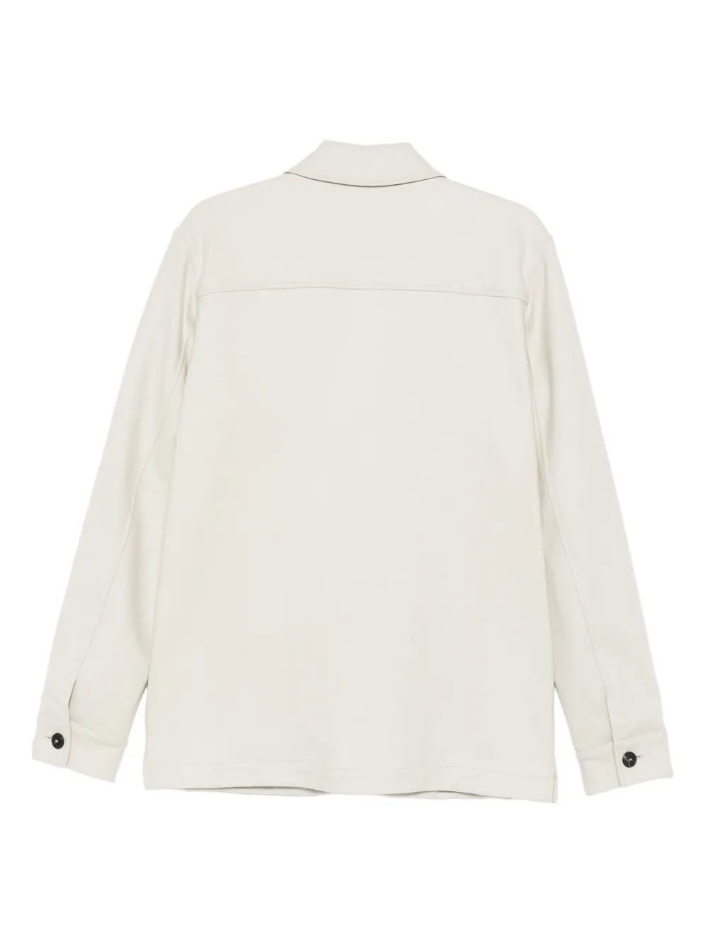 Gran Sasso Buttoned-up Jacket In Neutral