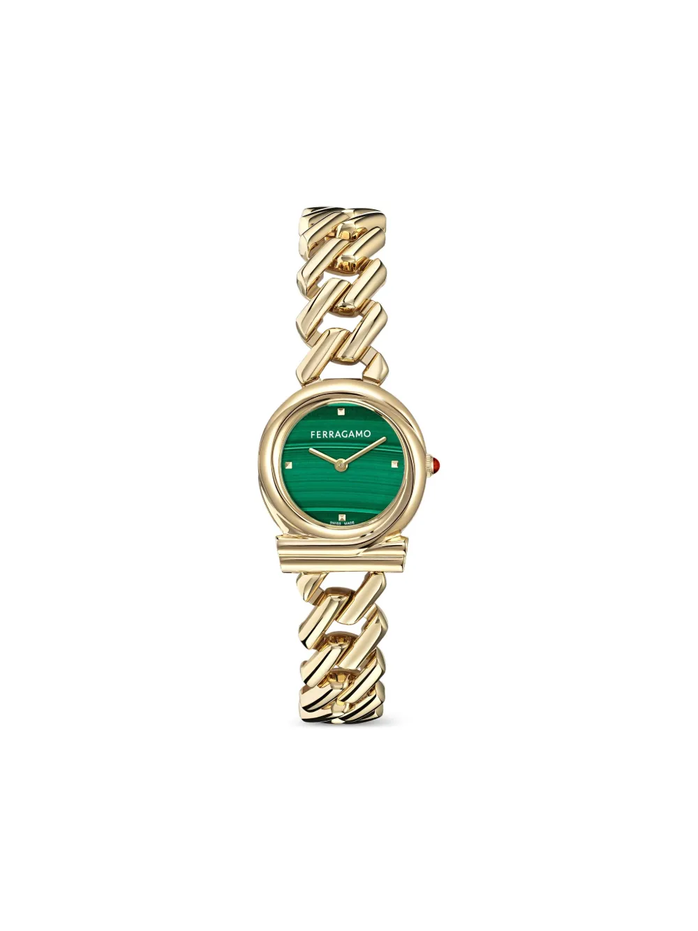 Ferragamo Gancini Twisted 28mm | Gold | Image 1