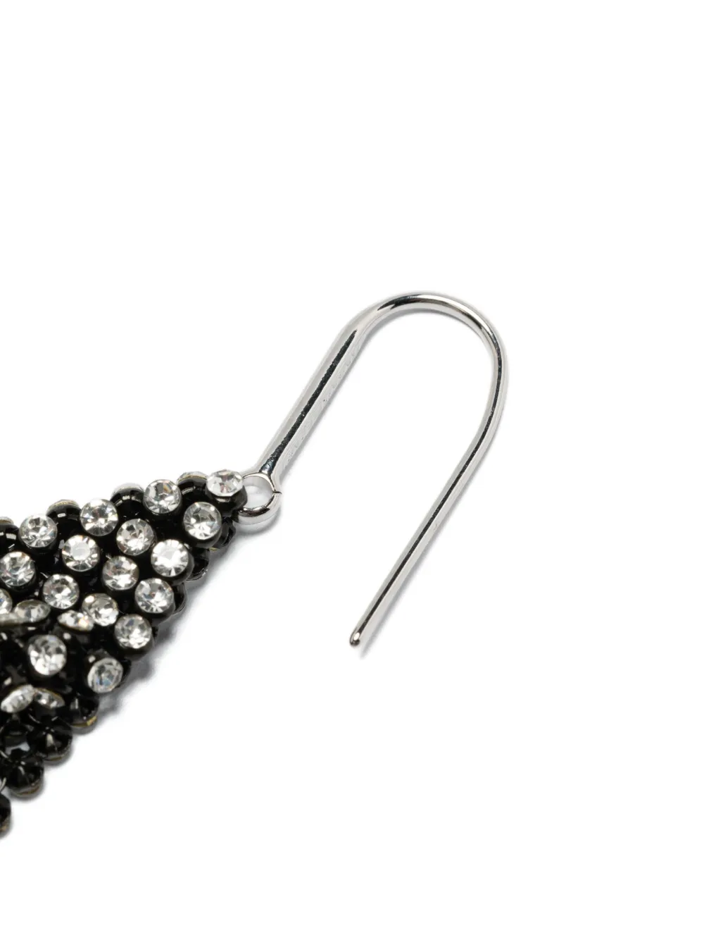 Isabel Marant Chainmail Drop Earrings In White