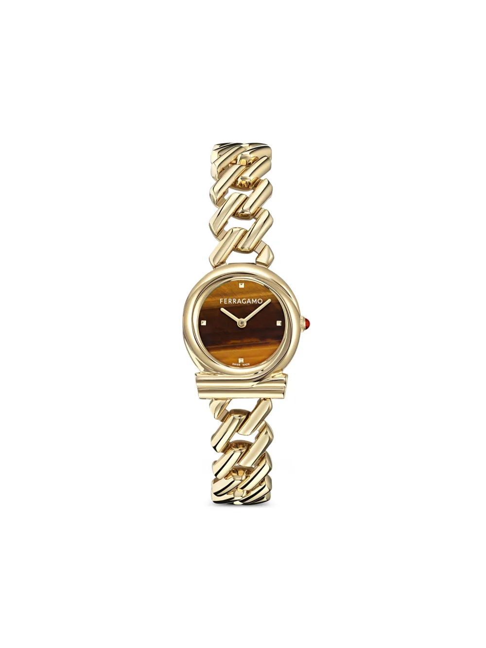 Ferragamo Gancini Twisted 28mm | Gold | Image 1