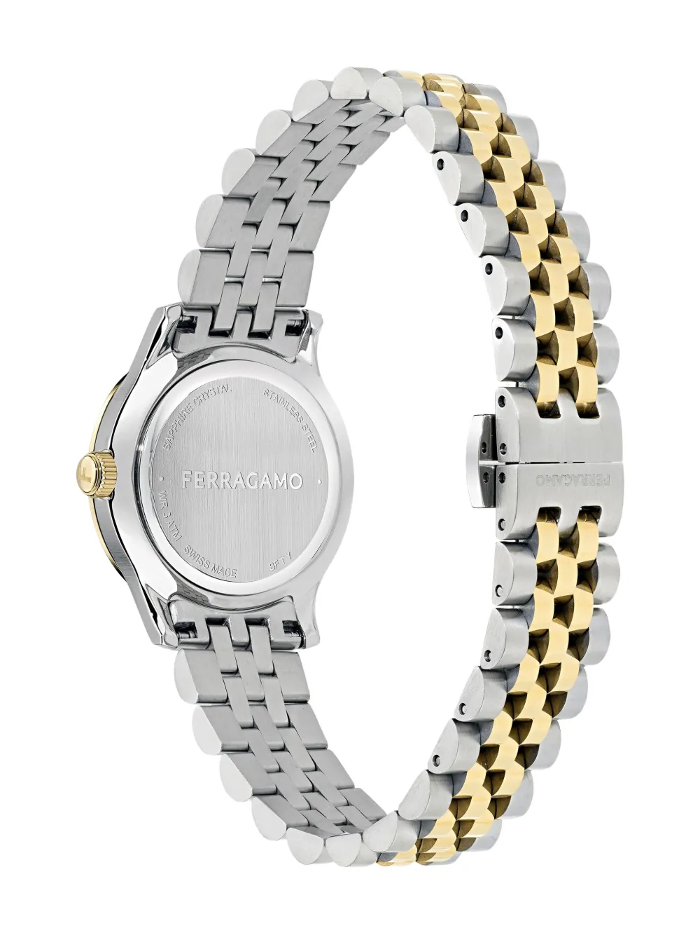  Ferragamo Reloj Duo De 34 Mm - Verde 