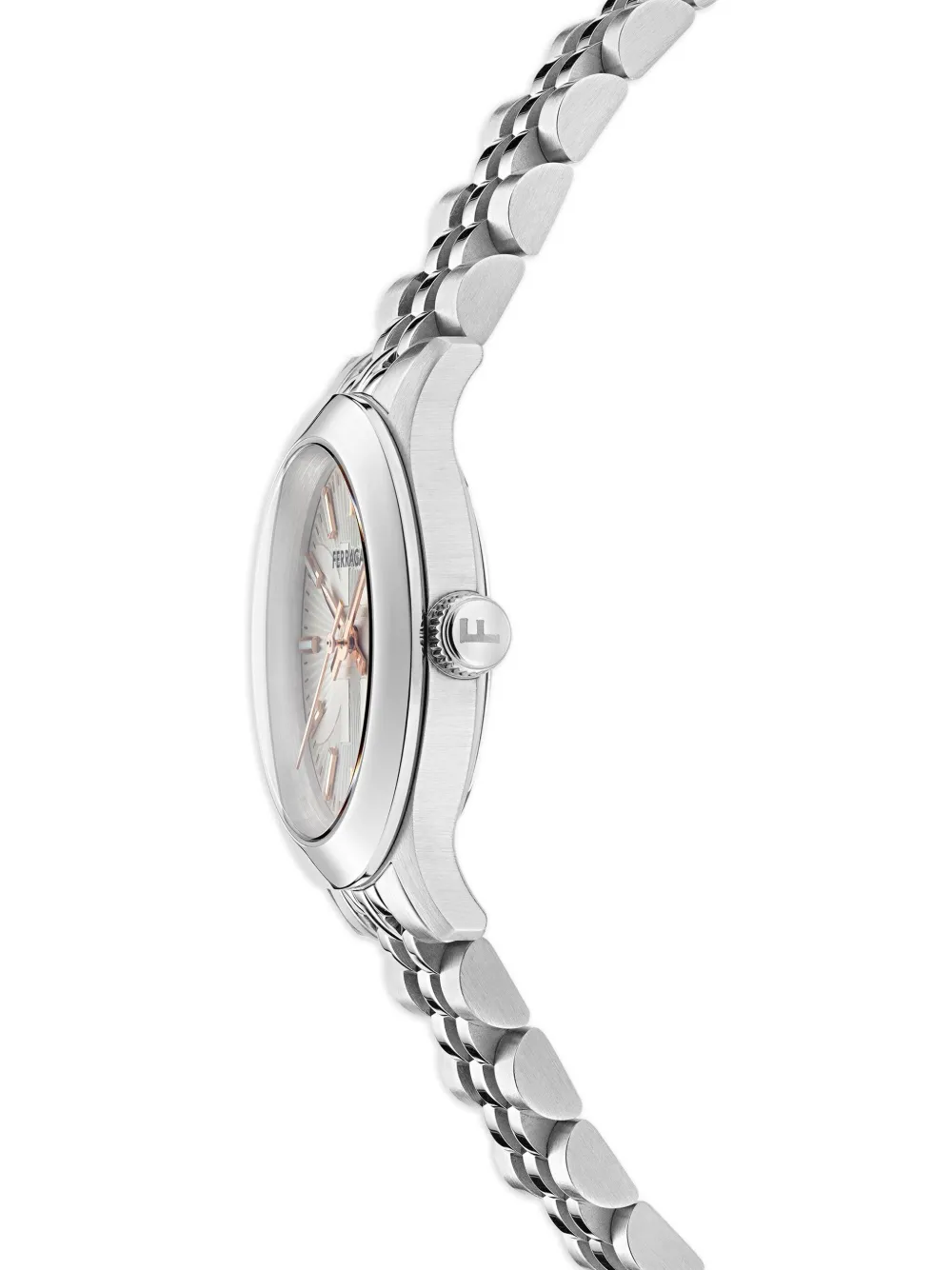 Ferragamo Duo Blends Bracelet Round 34mm In Metallic