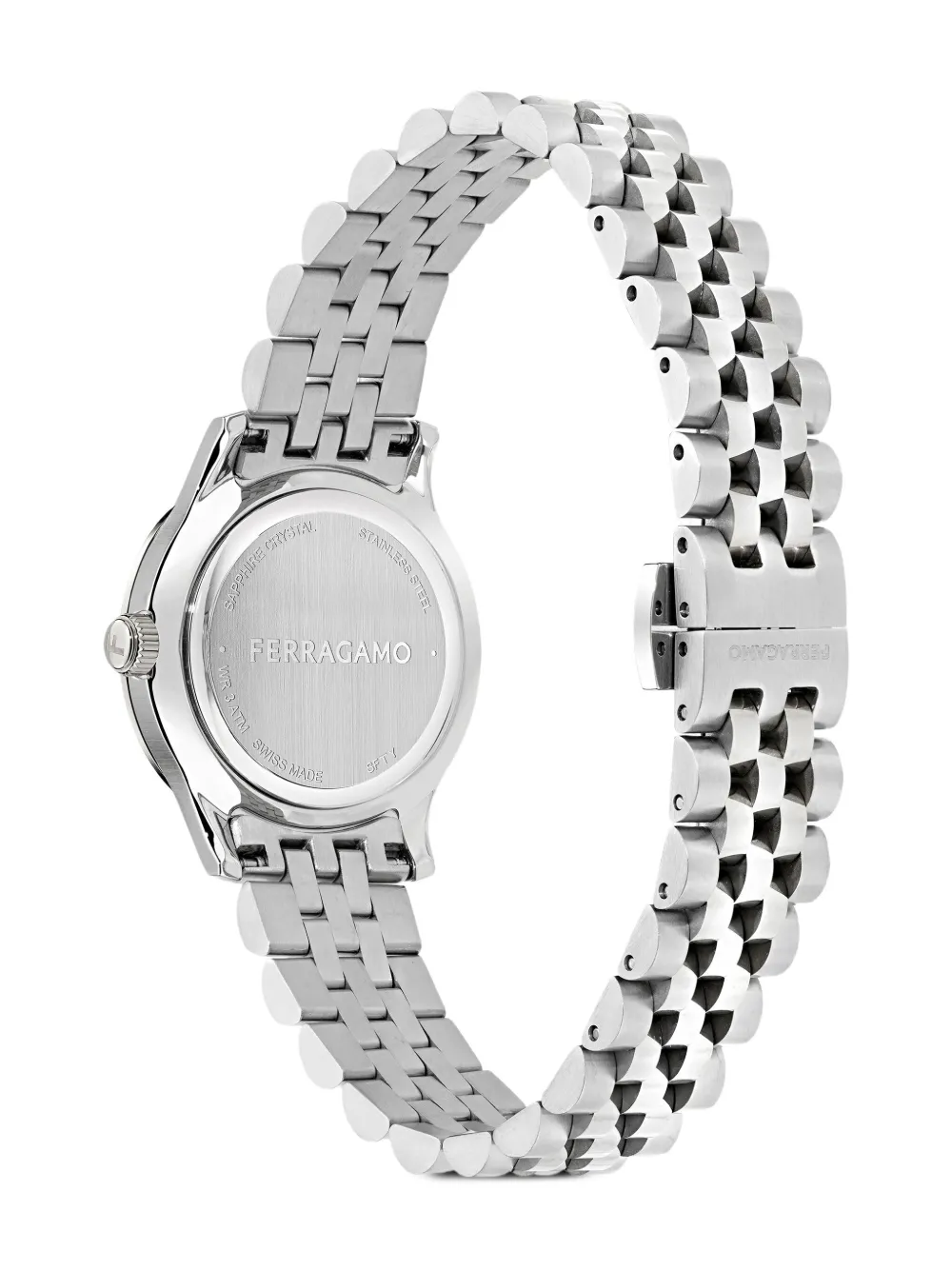 Ferragamo Duo Blends Bracelet Round 34mm In Metallic